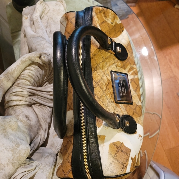 L.A.M.B. by Gwen Stefani Stencil  Satchel Luxury Designer Handbag NWOT #578 - Picture 10 of 16